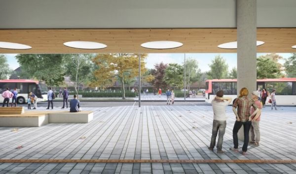 Ruim € 20 miljoen voor reconstructie metro-busstation Spijkenisse Centrum