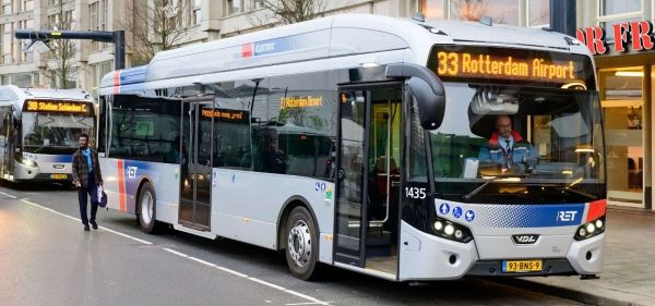 Meer elektrische bussen in Rotterdam, Schiedam en Maassluis